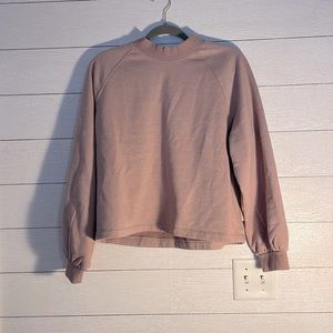 NWT beautiful mock neck cropped sweatshirt